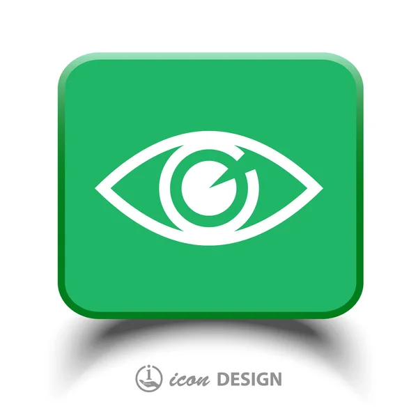 Icono del ojo — Vector de stock