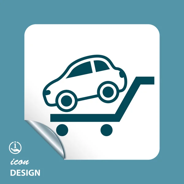 Auto pictogram — Stockvector