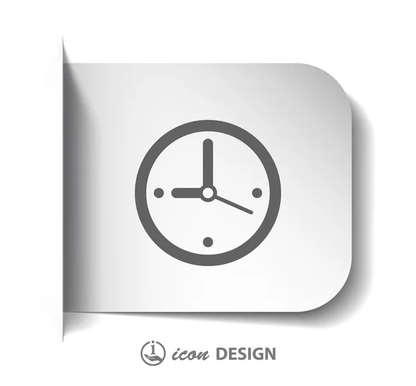 Icono del reloj — Archivo Imágenes Vectoriales