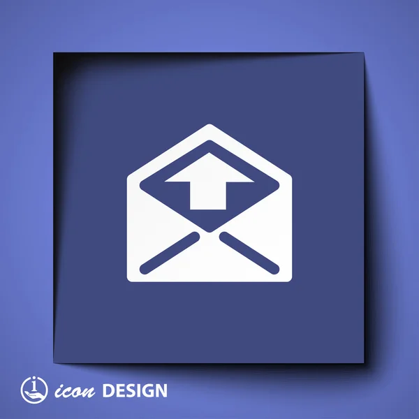 Icono de correo — Vector de stock