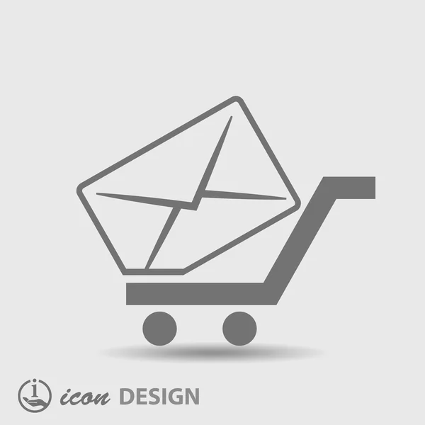 Icono de correo — Vector de stock