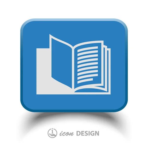 Icono del libro — Vector de stock