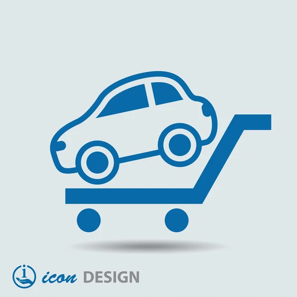 Auto pictogram — Stockvector