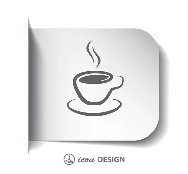 Coffee cup icon — Stock Vector