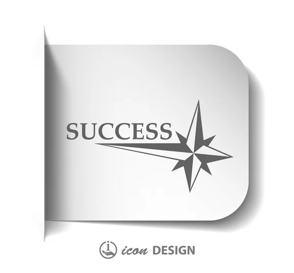 Success icon — Stock Vector