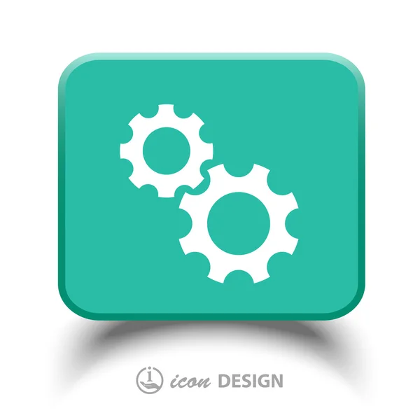 Gears icon — Stock Vector