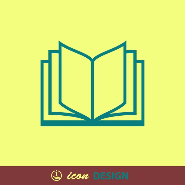 Icono del libro — Vector de stock