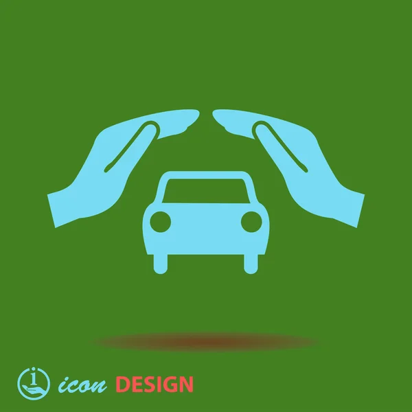 Icono del coche — Vector de stock