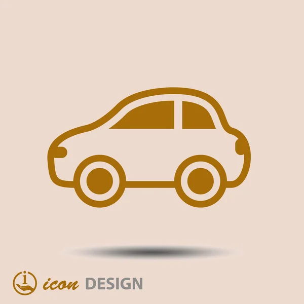 Icono del coche — Vector de stock