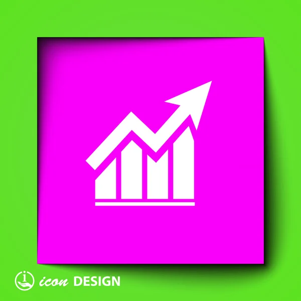 Icono gráfico — Vector de stock