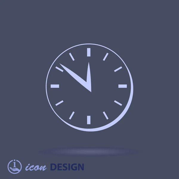 Icono del reloj — Vector de stock