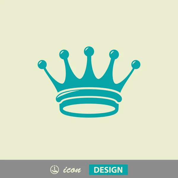 Icono de corona — Vector de stock