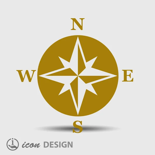 Compass icon — Stock Vector