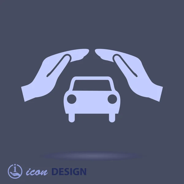 Icono del coche — Vector de stock