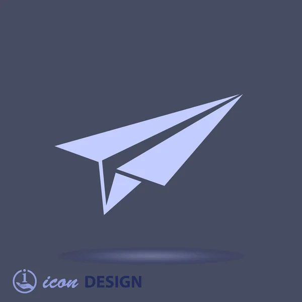 Icono del avión — Vector de stock