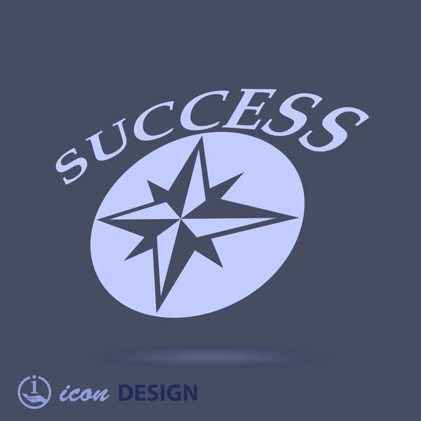 Pictograph of success — Stock Vector