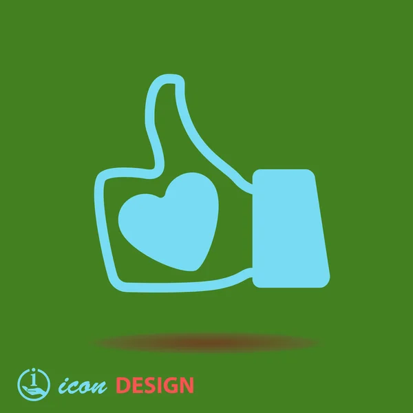 Like icon — Stock Vector