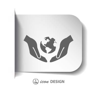 Ellerin simgesinde Küre