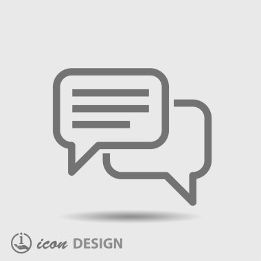 ileti veya sohbet simgesi