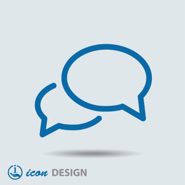 ileti veya sohbet simgesi