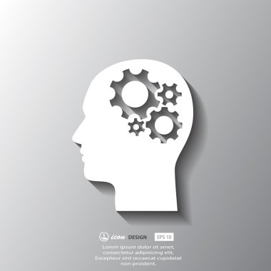 baş simgesinde dişli