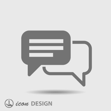 ileti veya sohbet simgesi