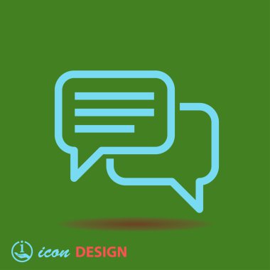 ileti veya sohbet simgesi