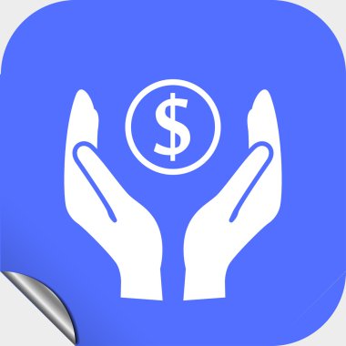 Ellerin simgesinde para