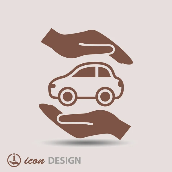 Icono del coche — Vector de stock