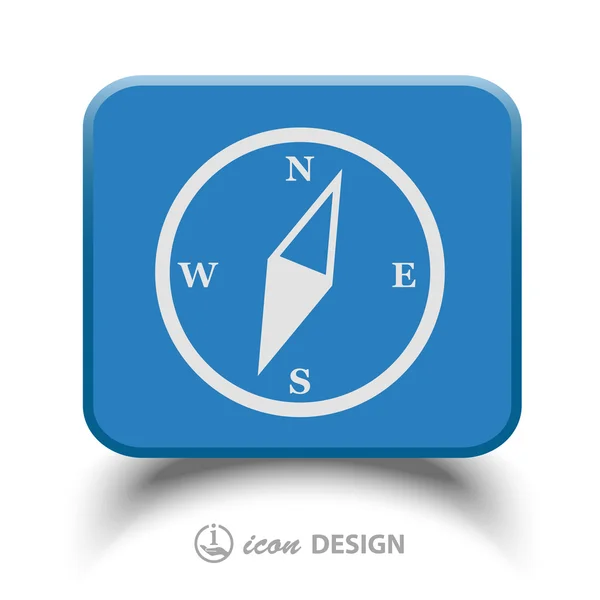 Compass icon — Stock Vector