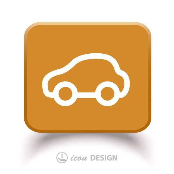 Icono del coche — Vector de stock