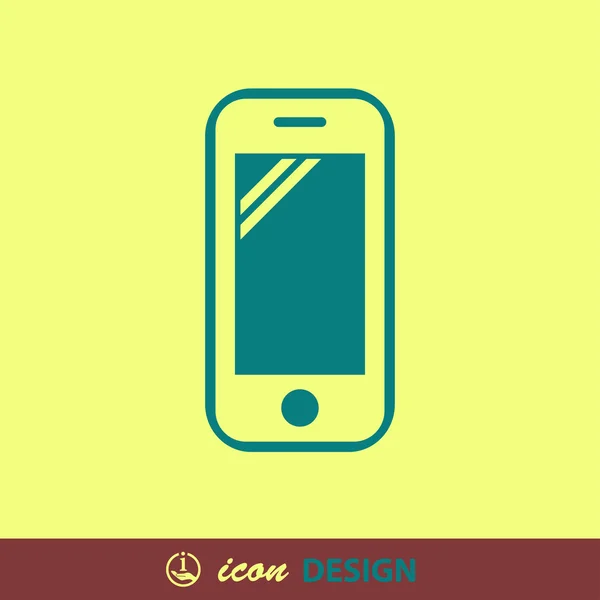 Мобильная телефонная икона — стоковый вектор