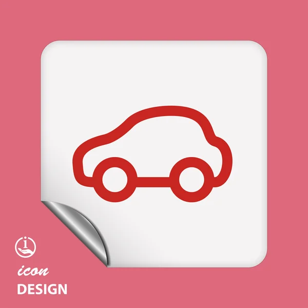 Auto pictogram — Stockvector