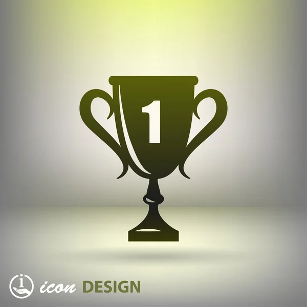 Icône Coupe des Champions — Image vectorielle