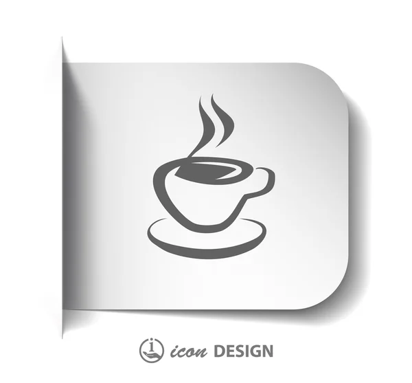 Cup pictogram — Stockvector