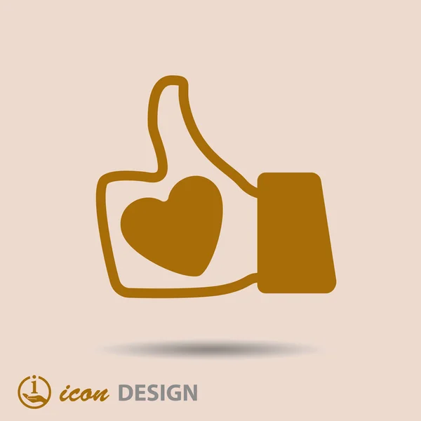 Like icon — Stock Vector