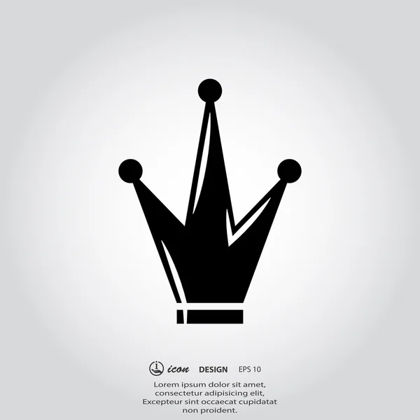 Crown icon — Stock Vector