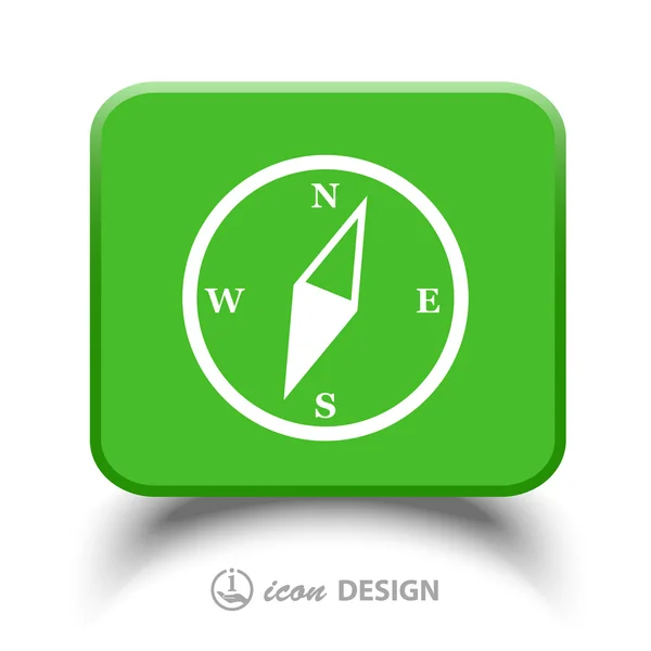 Compass icon — Stock Vector