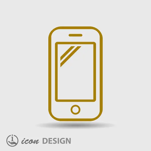 Mobile phone icon — Stock Vector