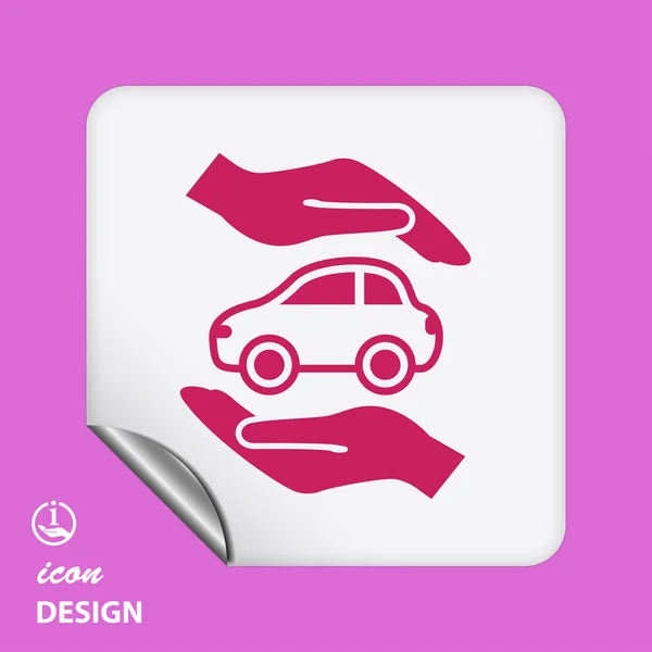 Icono del coche — Vector de stock