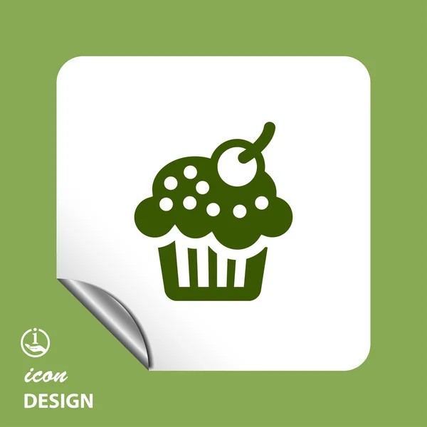 Pictogramme de gâteau — Image vectorielle