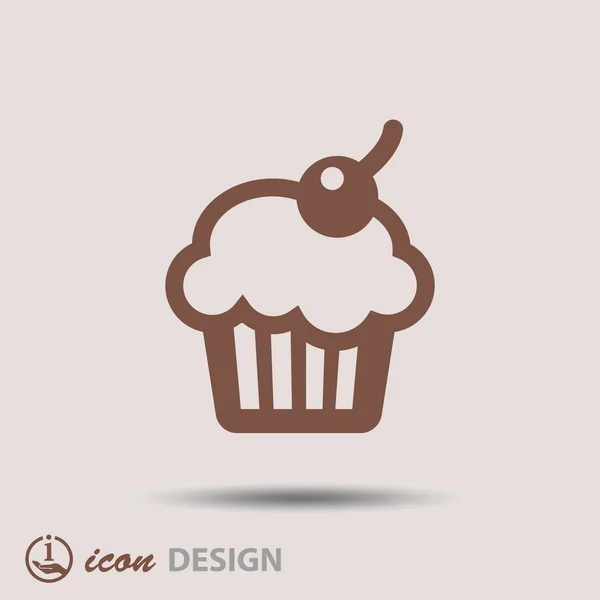 Pictograph van cake — Stockvector