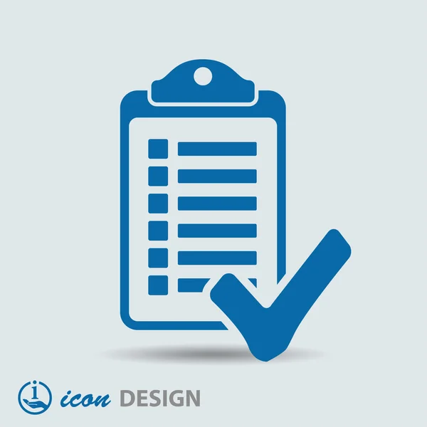 Checklist icon — Stock Vector