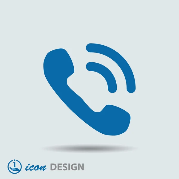 Telefoonpictogram — Stockvector