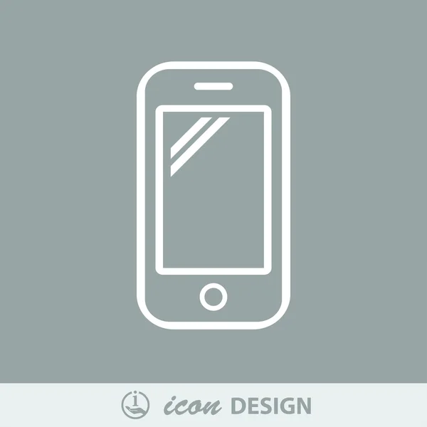 Мобильная телефонная икона — стоковый вектор