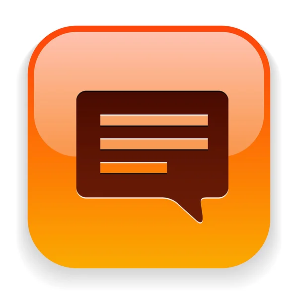 Message or chat icon — Stock Vector