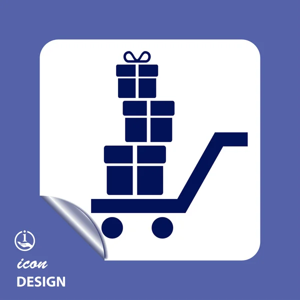 Gift icon — Stock Vector