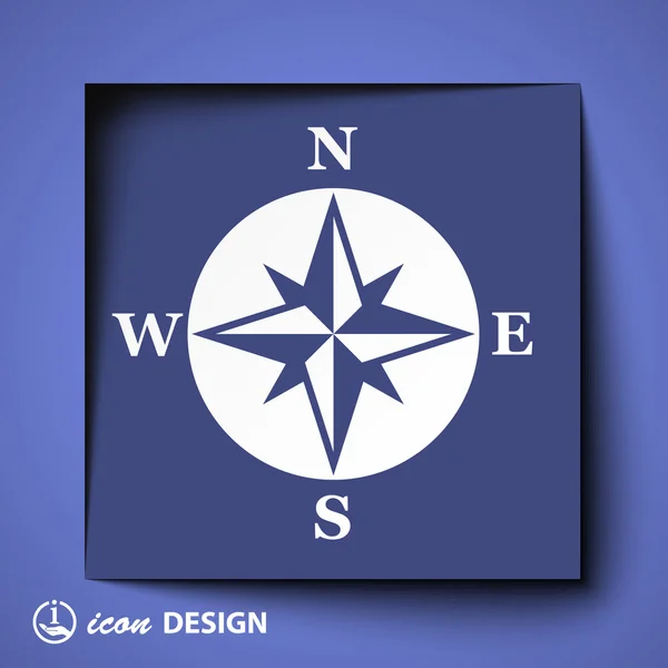 Compass icon — Stock Vector