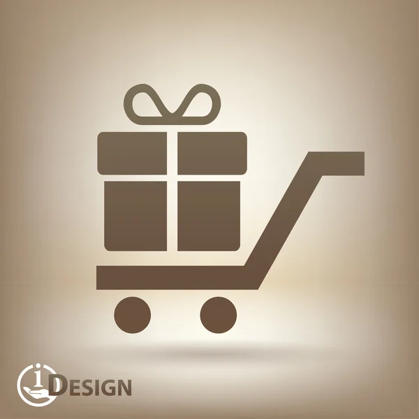 Gift icon — Stock Vector