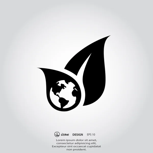 Eco-pictogram — Stockvector